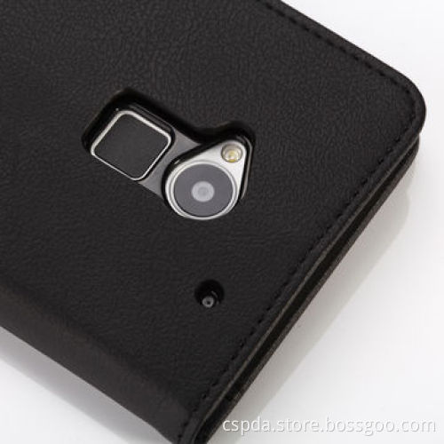 PU wallet case for HTC one max